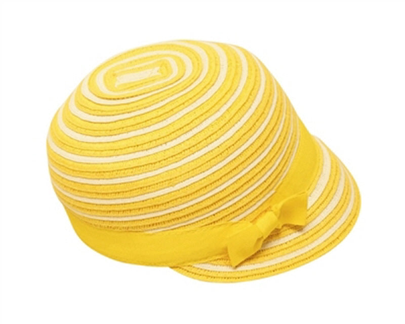 A734-KID'S STRIPED STRAW CAP