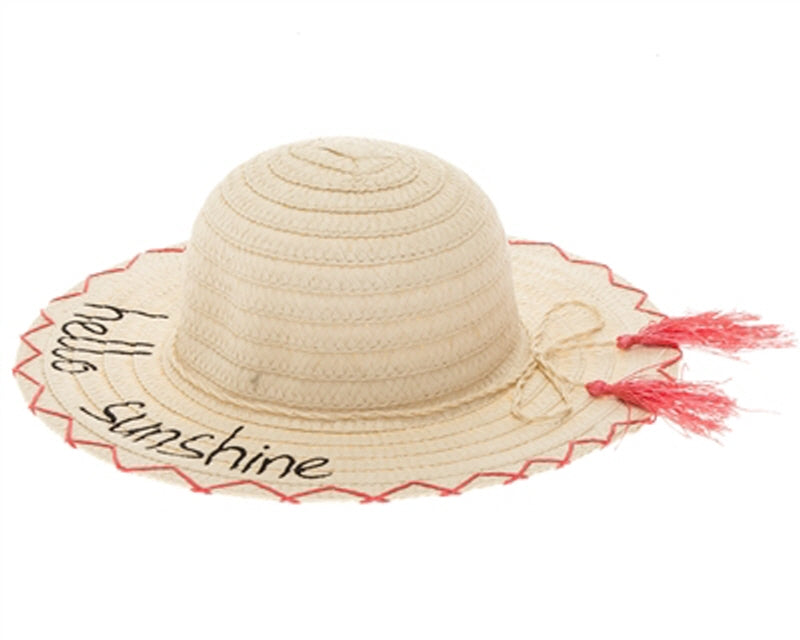 A740-KIDS SUN HAT - HELLO SUNSHINE