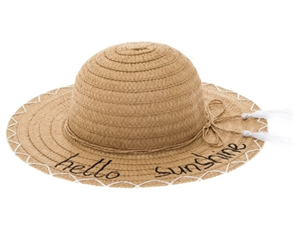 A740-KIDS SUN HAT - HELLO SUNSHINE