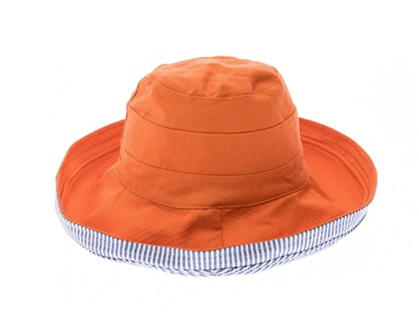 A747-KID'S REVERSIBLE COTTON SUN HAT