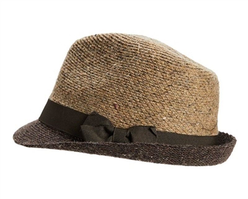 A161-2 TONED MARLED FEDORA