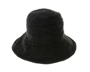 A083-SHAPEABLE CHENILLE BUCKET HAT