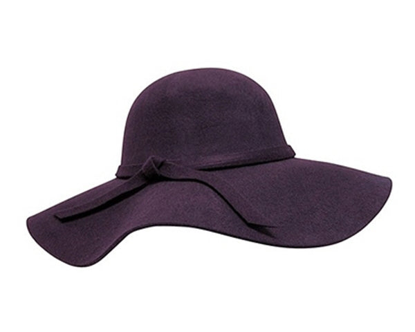 A113-WOOL FELT FLOPPY HAT