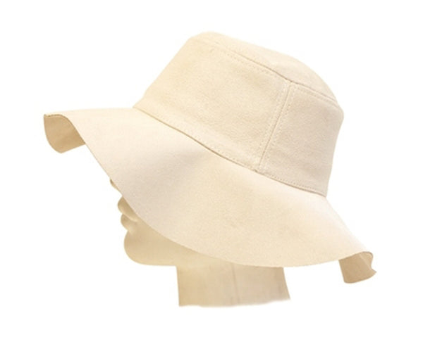 A017-VEGAN SUEDE FLOPPY BUCKET HAT