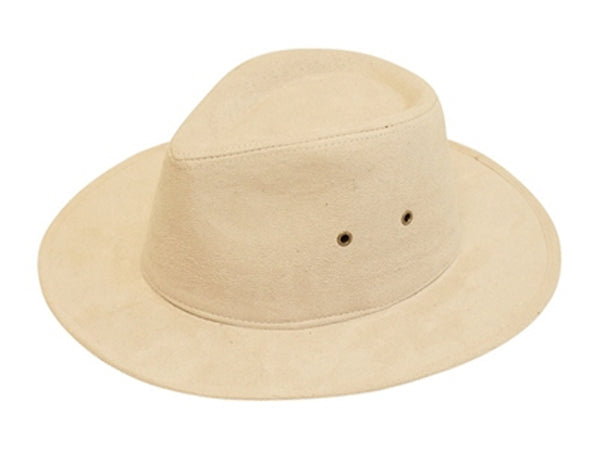 A019-FAUX SUEDE SAFARI HAT