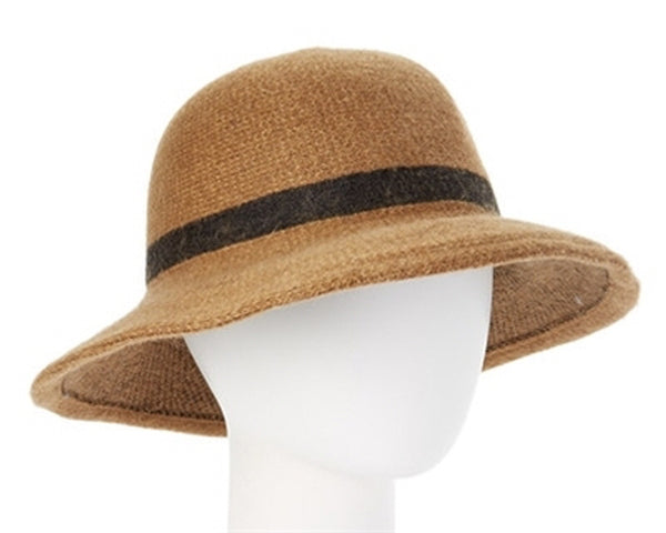 A464-WOOL KNIT BRIM HAT