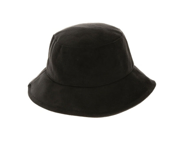 A011-VEGAN SUEDE BUCKET HAT