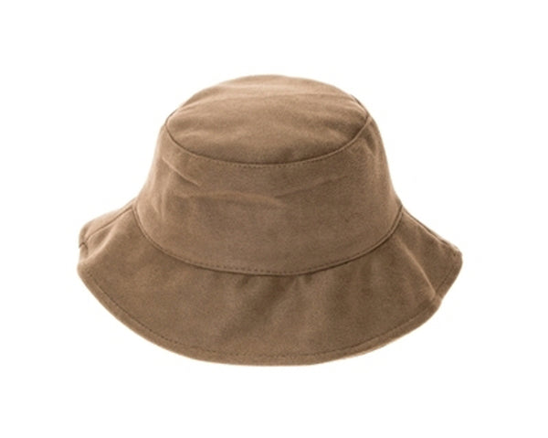 A011-VEGAN SUEDE BUCKET HAT