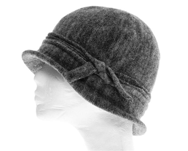 A235-SOFT WOOL MARLED CLOCHE