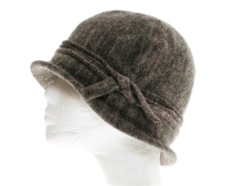 A235-SOFT WOOL MARLED CLOCHE