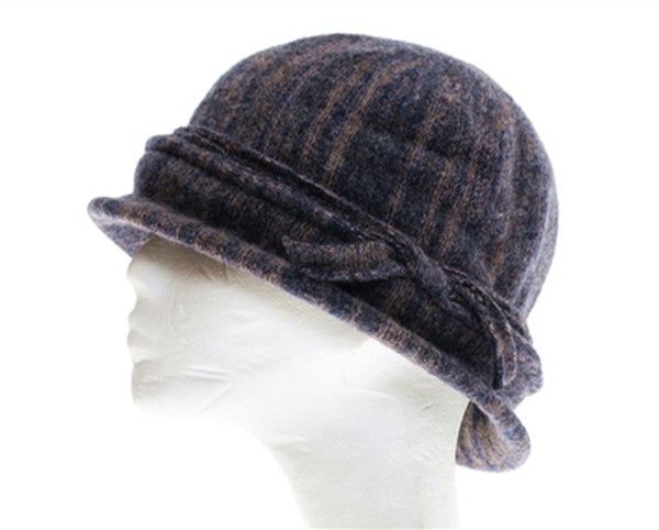 A235-SOFT WOOL MARLED CLOCHE