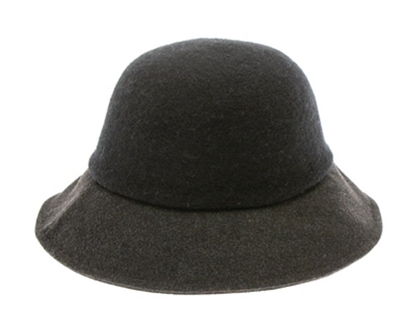 A087-WOOL BLEND KNIT BUCKET HAT