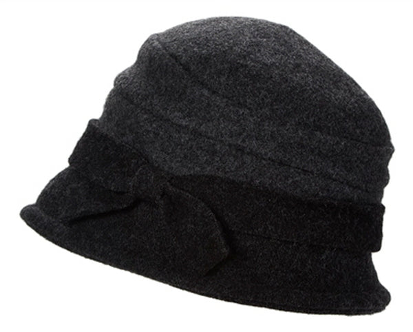 A089-TWO-TONE WOOL CLOCHE HAT