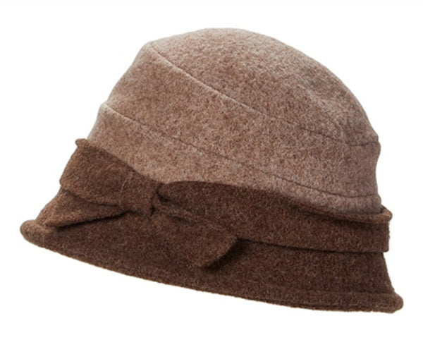 A089-TWO-TONE WOOL CLOCHE HAT