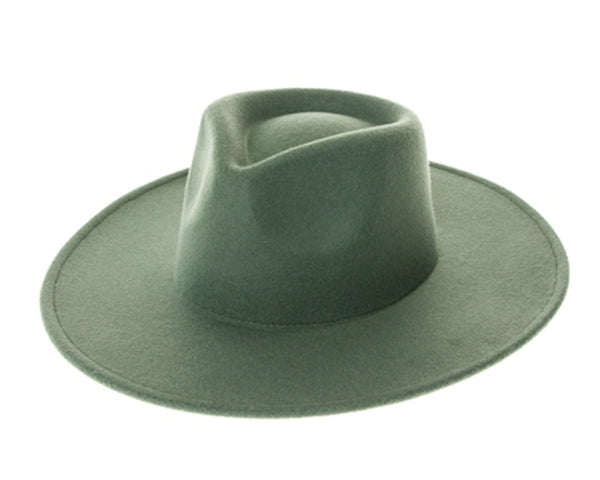 A007-VEGAN FELT RANCHER HAT