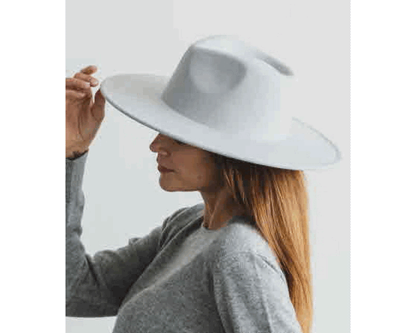 QN3176-WIDE BRIM DANDY PANAMA HAT FOR WOMEN