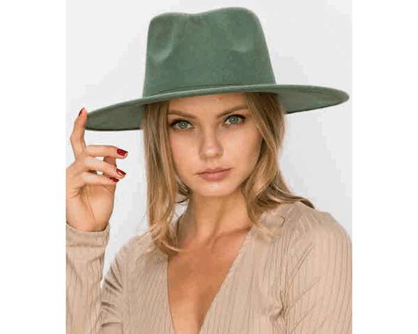 QN3176-WIDE BRIM DANDY PANAMA HAT FOR WOMEN