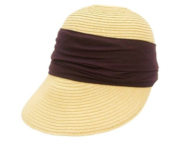 A525- SUN VISOR FACESAVER CAP - FABRIC BAND