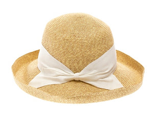 A330-FINE PAPER BRAID STRAW KETTLE HAT