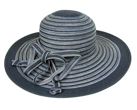 A243-WIDE BRIM WITH STRING BOW