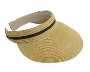 A531-COMFORT CLIP STRAW VISOR