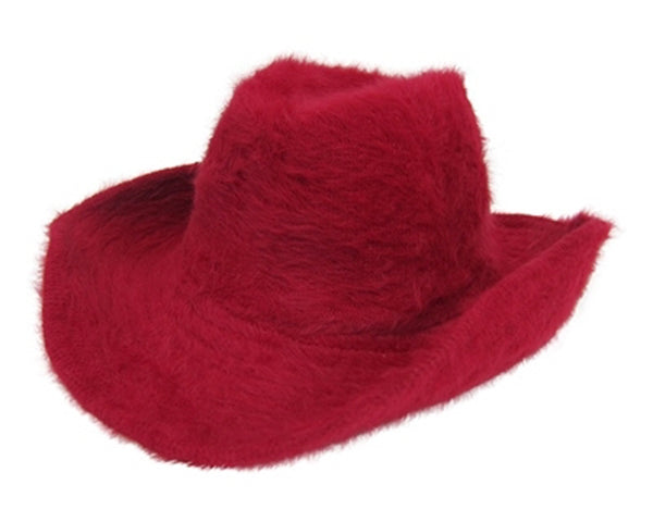 A068-ANGORA FUR COWBOY HAT