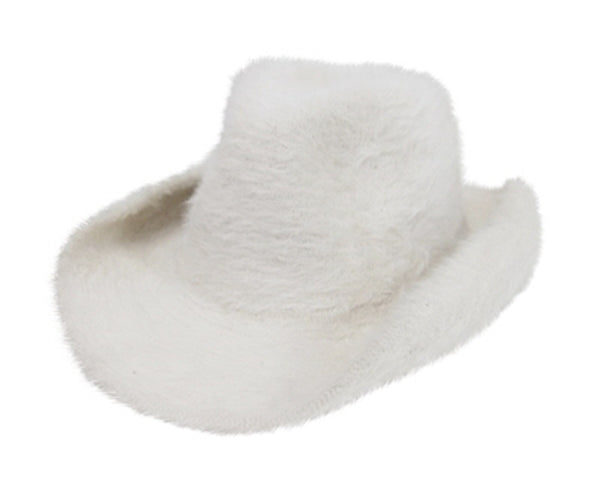 A068-ANGORA FUR COWBOY HAT