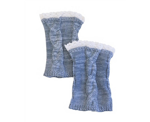 A060-MARLED LACE BOOT CUFFS (1 PAIR)