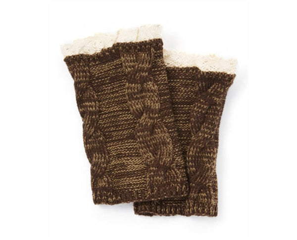 A060-MARLED LACE BOOT CUFFS (1 PAIR)