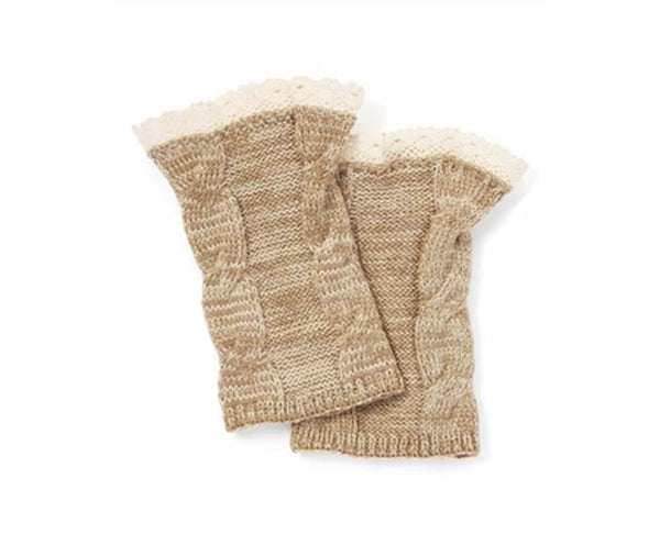 A060-MARLED LACE BOOT CUFFS (1 PAIR)