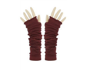 A063-STRETCHY KNIT ARM WARMERS (1 PAIR)