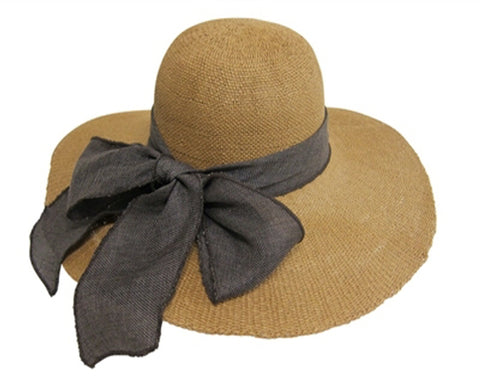 A333-TEXTURED TOYO STRAW SUN HAT