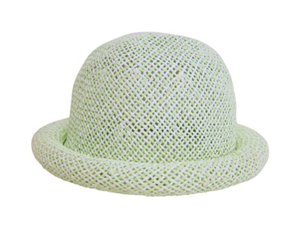 A725- KID'S STRAW ROLLER HAT