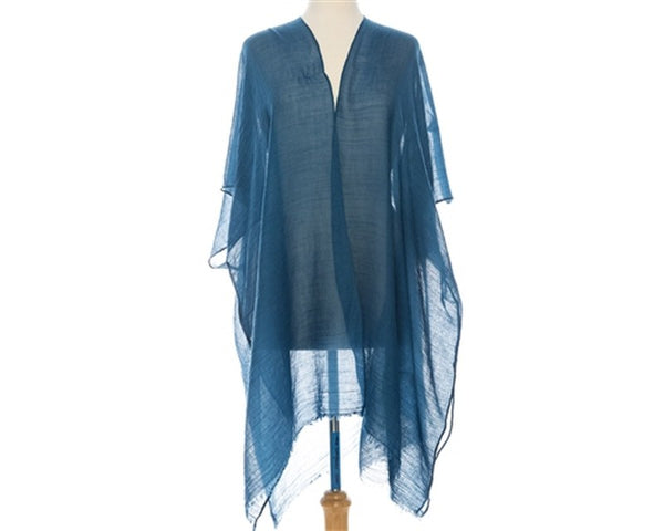 A789-SOLID COLOR SUMMER KIMONO