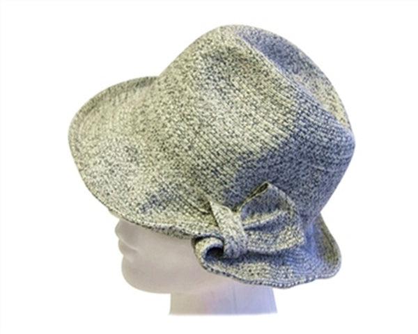 A415-SHAPEABLE ARTSY FEDORA HAT