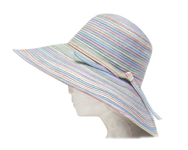 A291-RAINBOW DOWNBRIM HAT