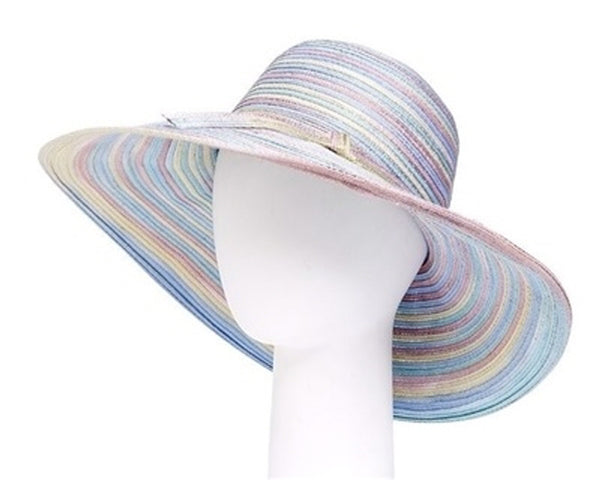 A291-RAINBOW DOWNBRIM HAT