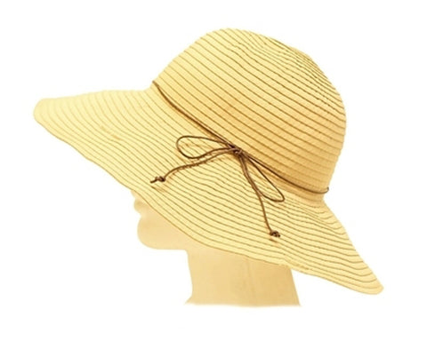 A271-CLASSIC RIBBON CRUSHER HAT WITH TIE