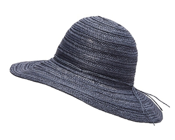 A359-FLOPPY STRAW SUN HAT - MIXED BRAID