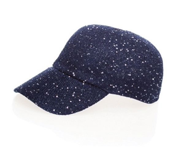 A690-SEQUIN MESH BASEBALL CAP