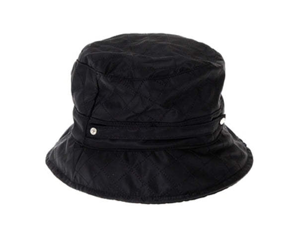 A074-QUILTED RAIN BUCKET HAT