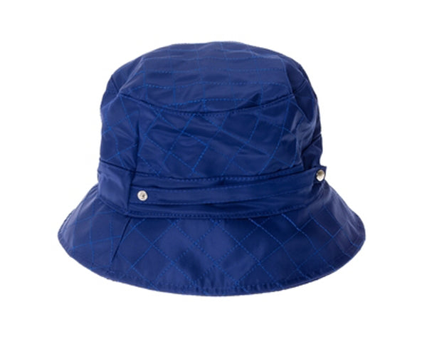 A074-QUILTED RAIN BUCKET HAT