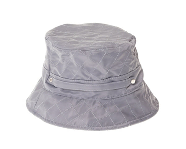 A074-QUILTED RAIN BUCKET HAT