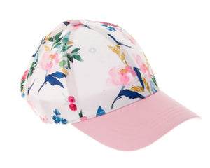 A689-FLORAL CROWN BASEBALL CAP