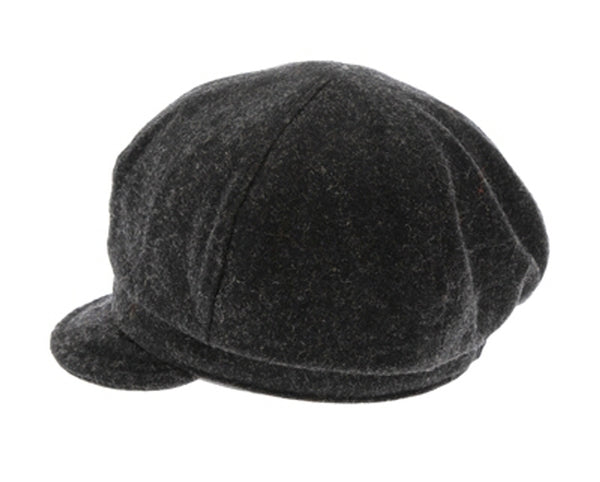 A142-KID'S WOOL BLEND CABBIE CAP