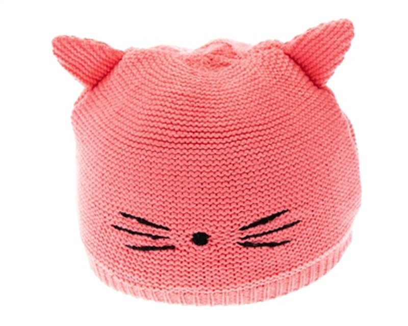 A102-KID'S KITTY WHISKERS BEANIE HAT