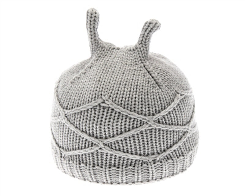 A106-KID'S KNIT BEANIE W/ ANTENNAE