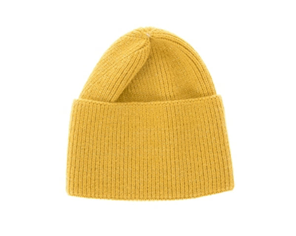 A024-WIDE CUFF LUREX BEANIE