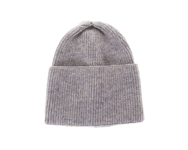 A024-WIDE CUFF LUREX BEANIE