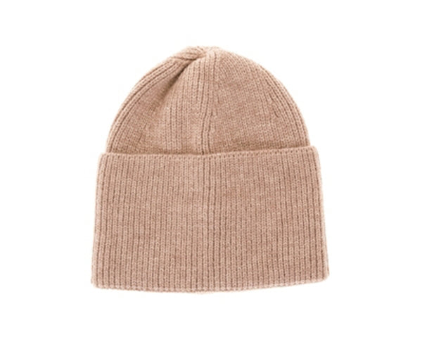 A024-WIDE CUFF LUREX BEANIE